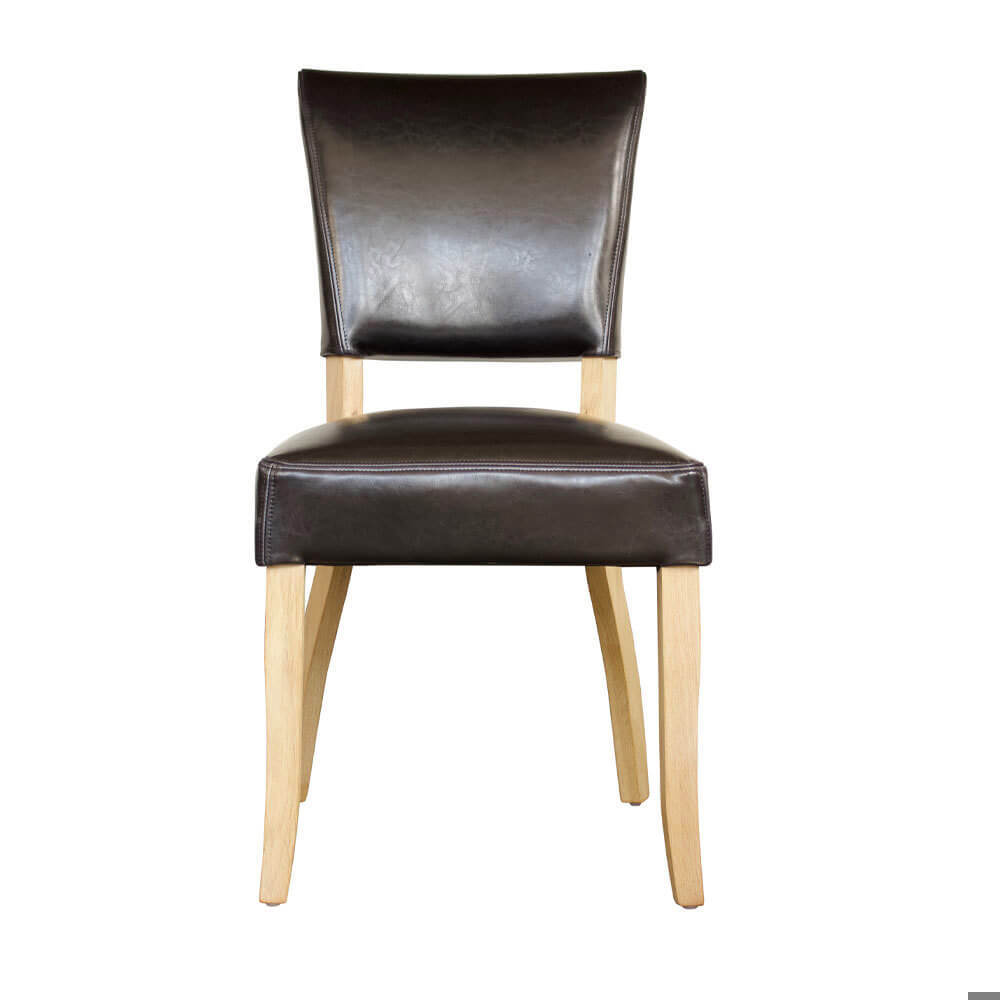 Marquess BLack Leather Dining Chair